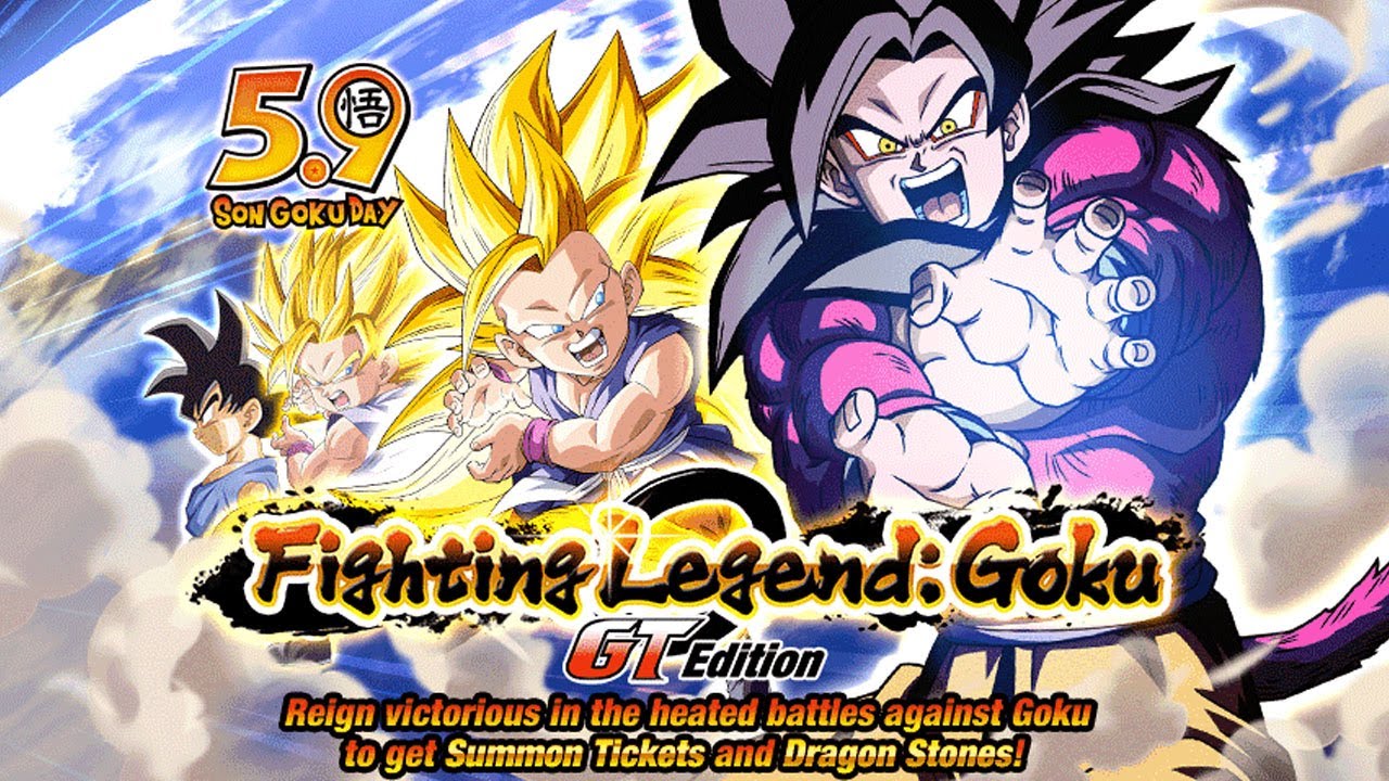 NEW FIGHTING LEGEND: GOKU [GT EDITION] Dragon Ball Z Dokkan Battle