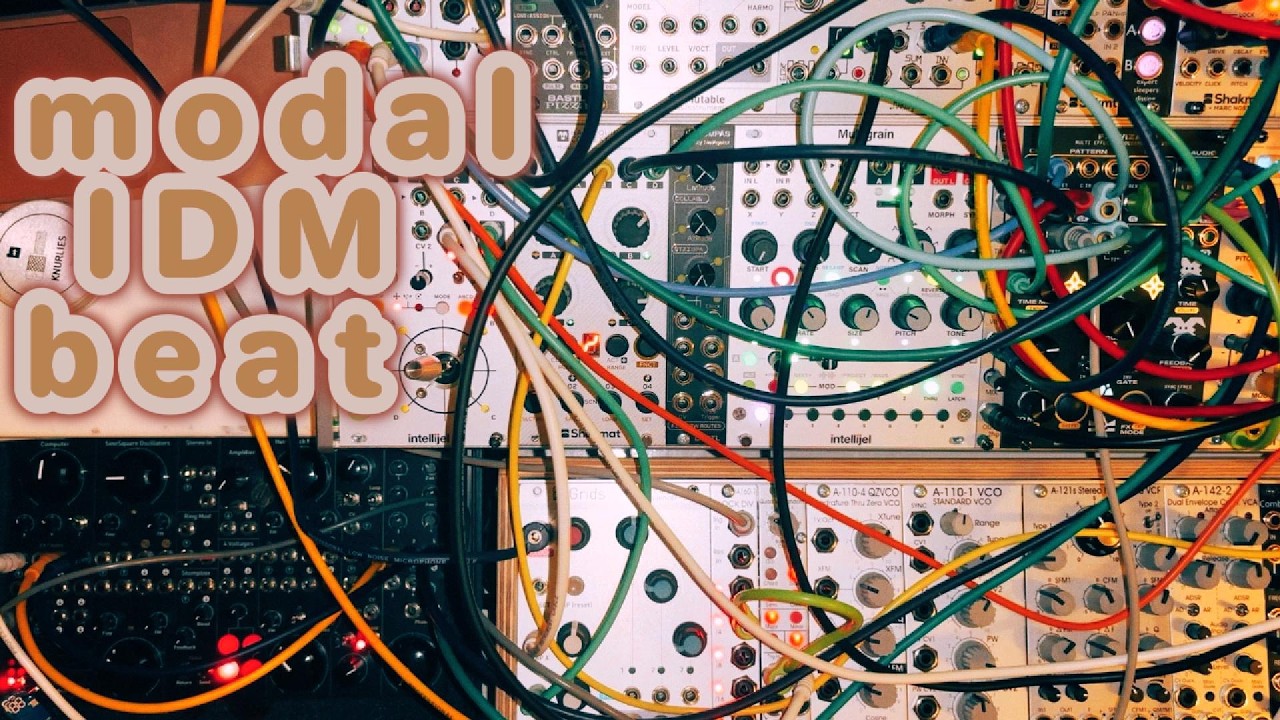 Modal IDM beat (eurorack + workshop system)