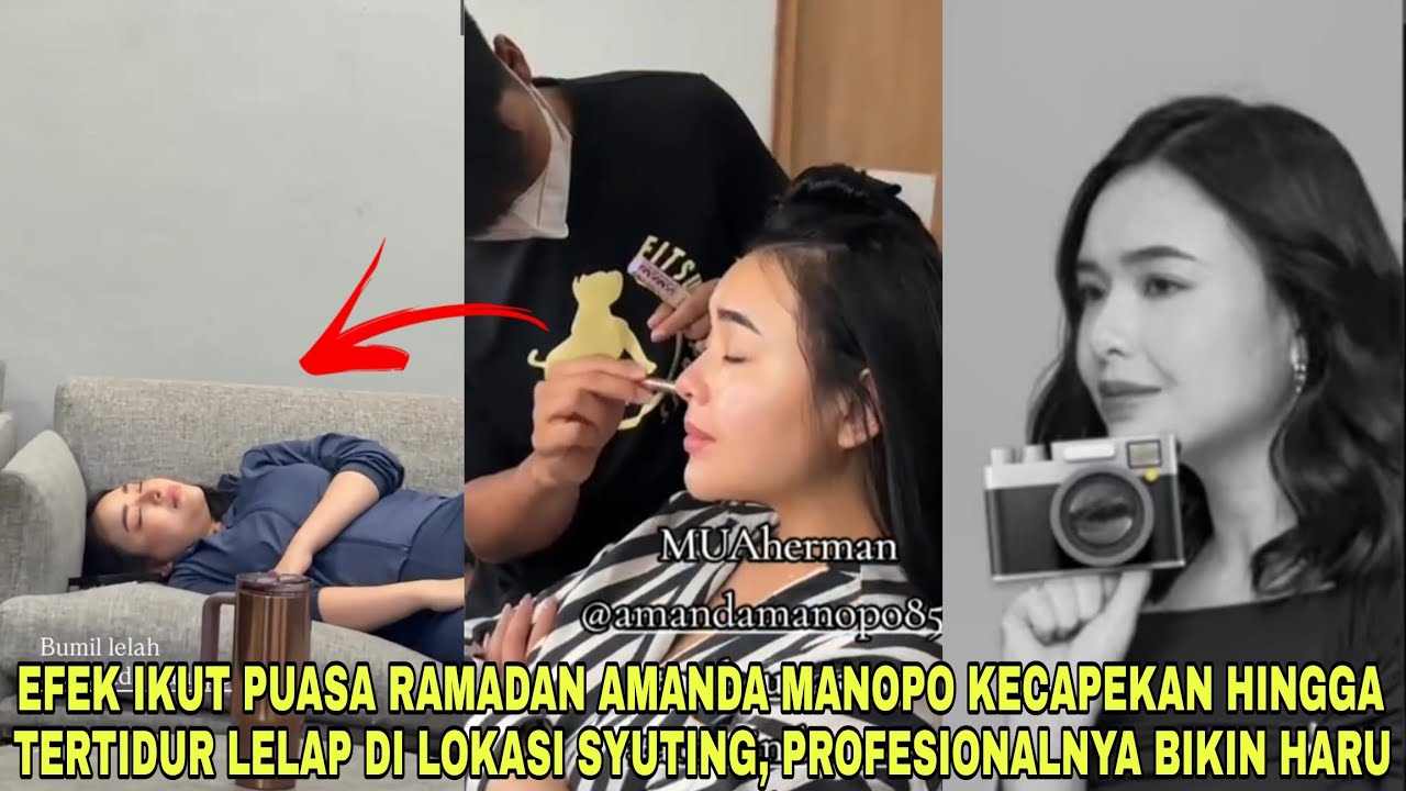 Efek Ikut Puasa Amanda Manopo Kecapekan Hingga Tertidur Lelap di Lokasi, Profesionalnya Bikin Haru