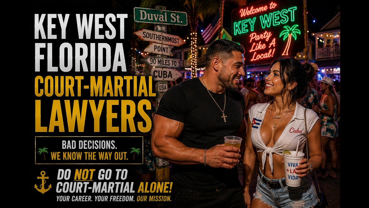 Key West Florida Court Martial Lawyer - Hiring a Key West Florida Military Defense Attorney
