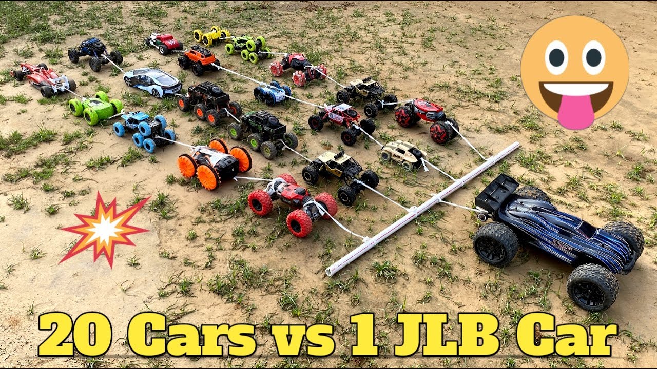 JLB Cheetah RC Car vs 20 RC Cars | Remote Control Car | RC Car