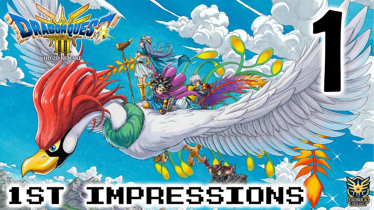 Final Fantasy Fan Tries Dragon Quest III Remake - Part 1 - A Test Of Character (PS5 4k Gameplay)