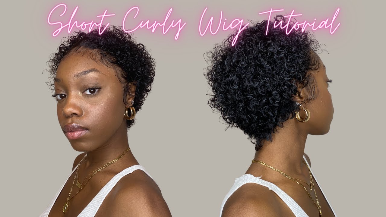 The BEST Short Curly Pixie Wig Install | Beginner Friendly | Super Detailed