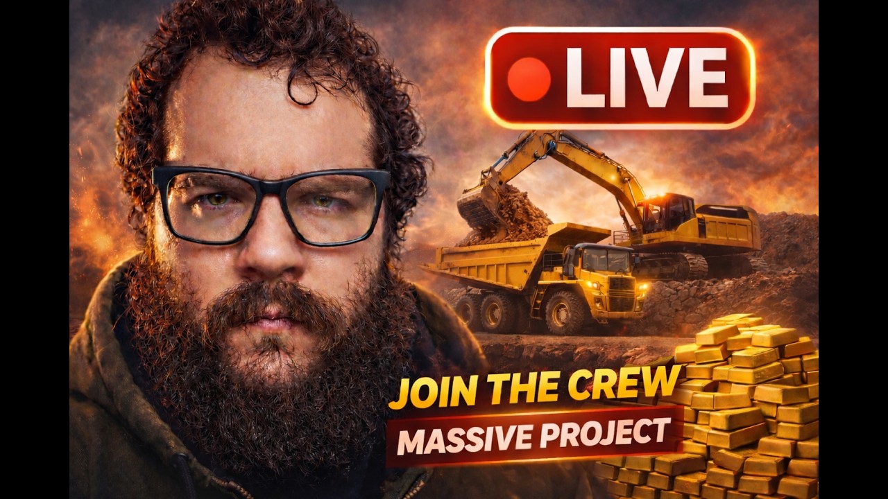 JOIN THE CREW LIVE | Massive Underground Build + Oil & Power | Out of Ore (Fullscreen)