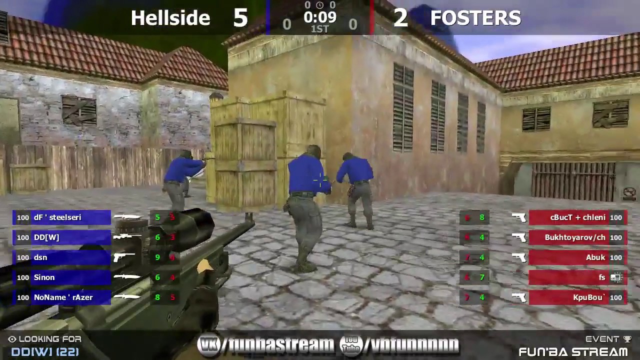 Hellside VS FOSTERS  (de_inferno)