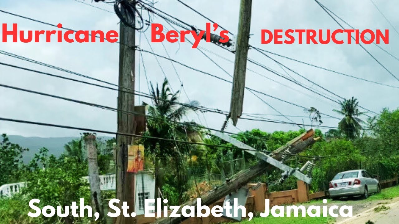 😭Tour of South, St. Elizabeth, Jamaica AFTER Hurricane Beryl’s DESTRUCTION💔