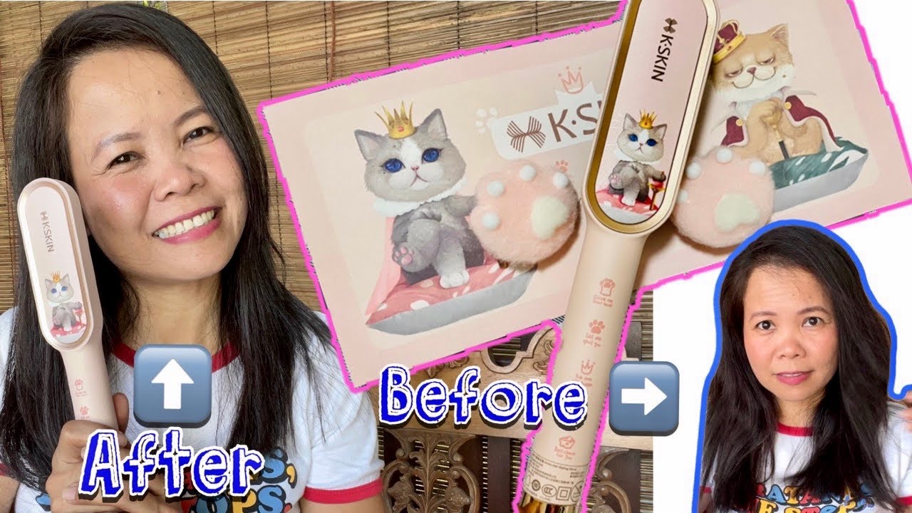 Unboxing of Limited Edition K SKIN Negative Ion Hair care Hair Straightener Comb