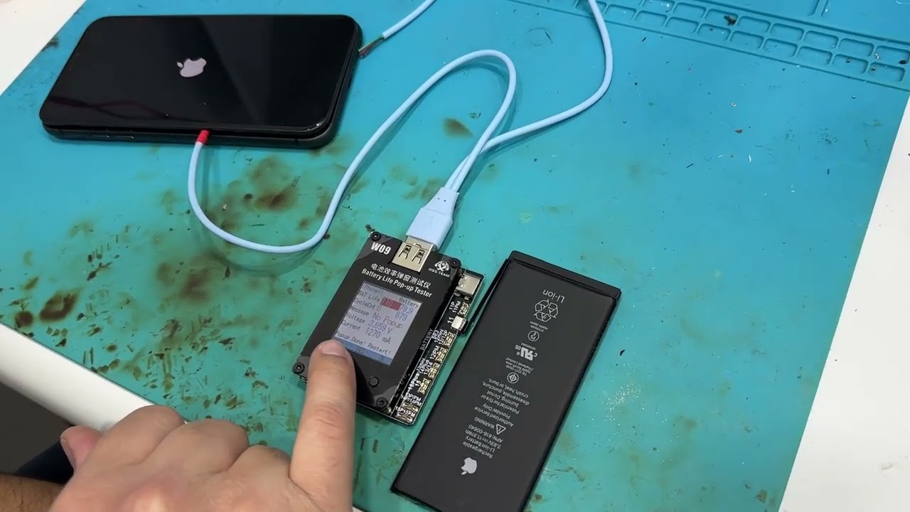 OSS W09 Pro V3 iPhone Batarya Pil Sağlığı Onarma