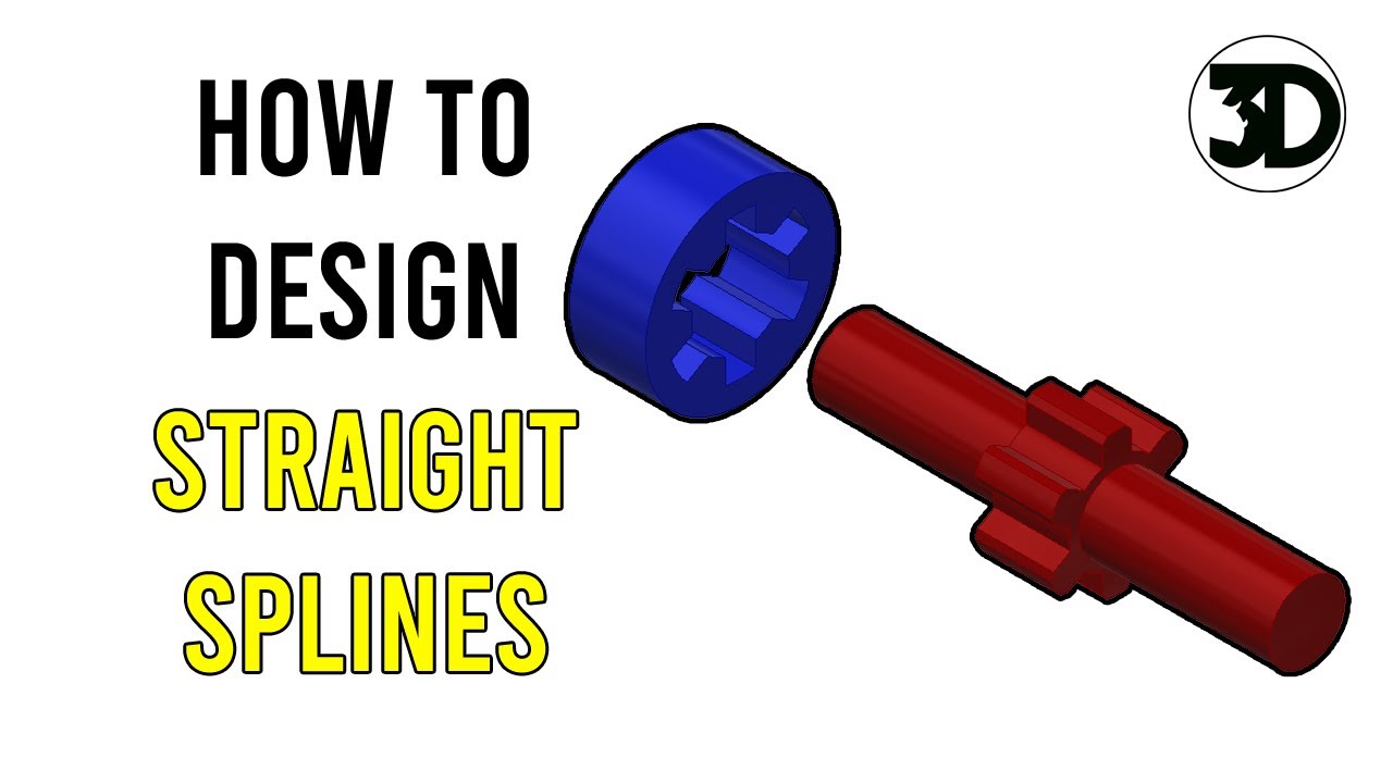 How to design straight splines