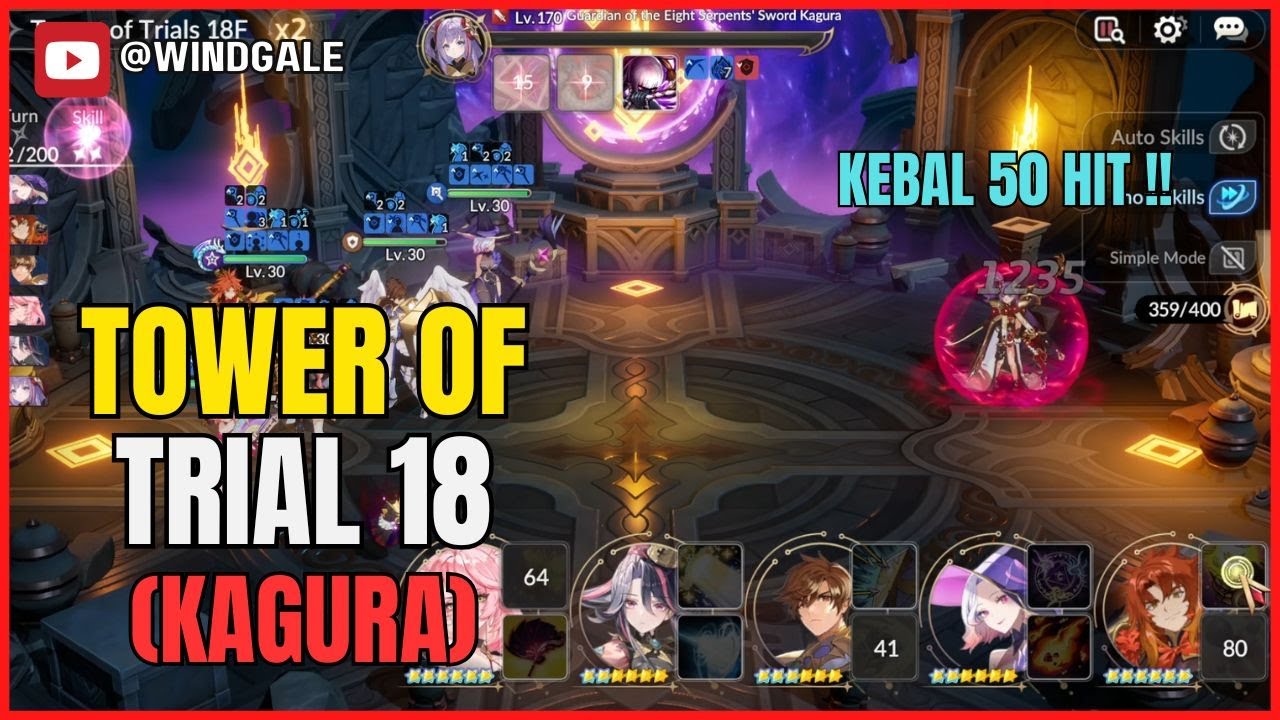 Silahkan Yang Stuck Tower of Trial  Floor 18 (Kagura) | Seven Knights Rebirth