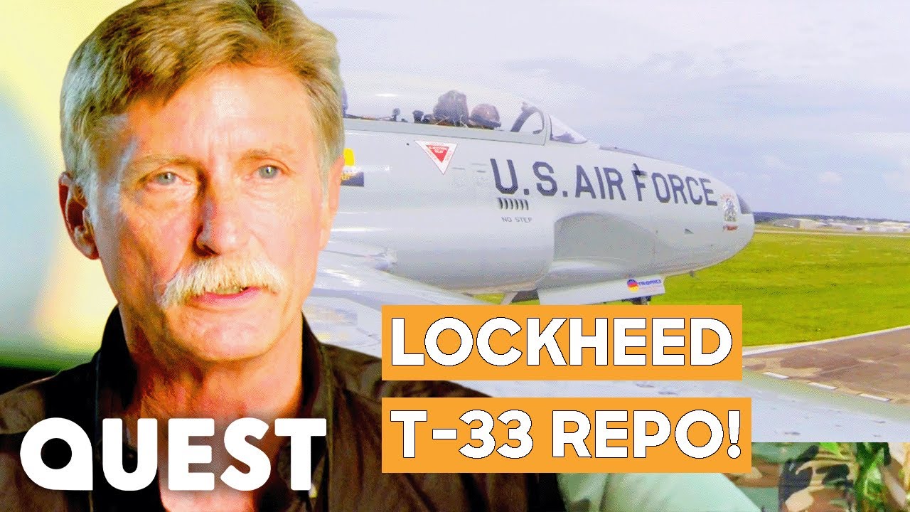 Кевин и Дэйв заполучили безупречный Lockheed T-33 за несколько мгновений до авиашоу! | Airplane Repo