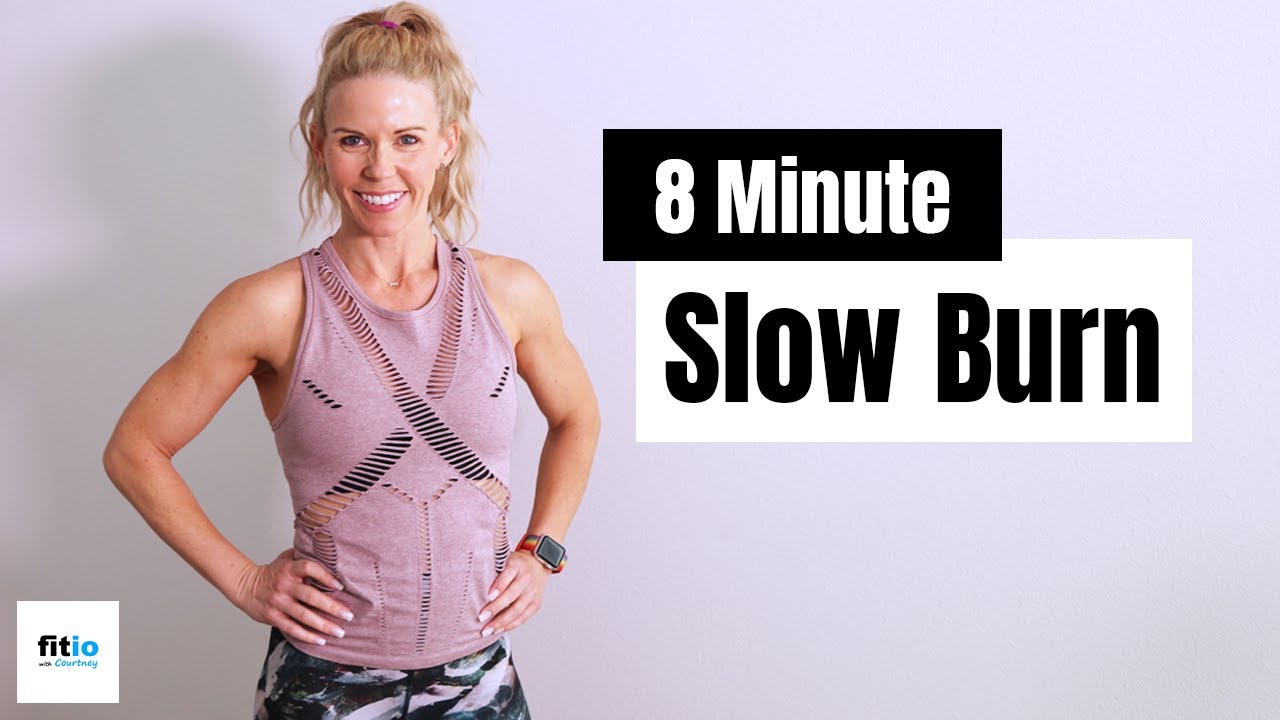 8 Minute Slow BURN workout!!! | Quads, Triceps, Chest | Anybody can do this!