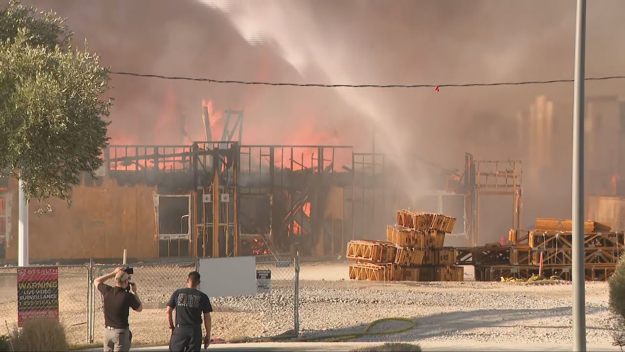 Massive fire in North Las Vegas