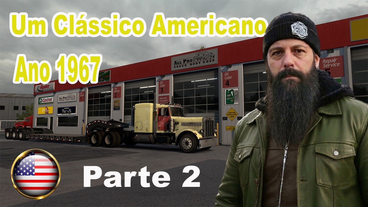 🔴🚨  Nas Estradas com um Peterbilt Old School   359 EXHD Flat Top 