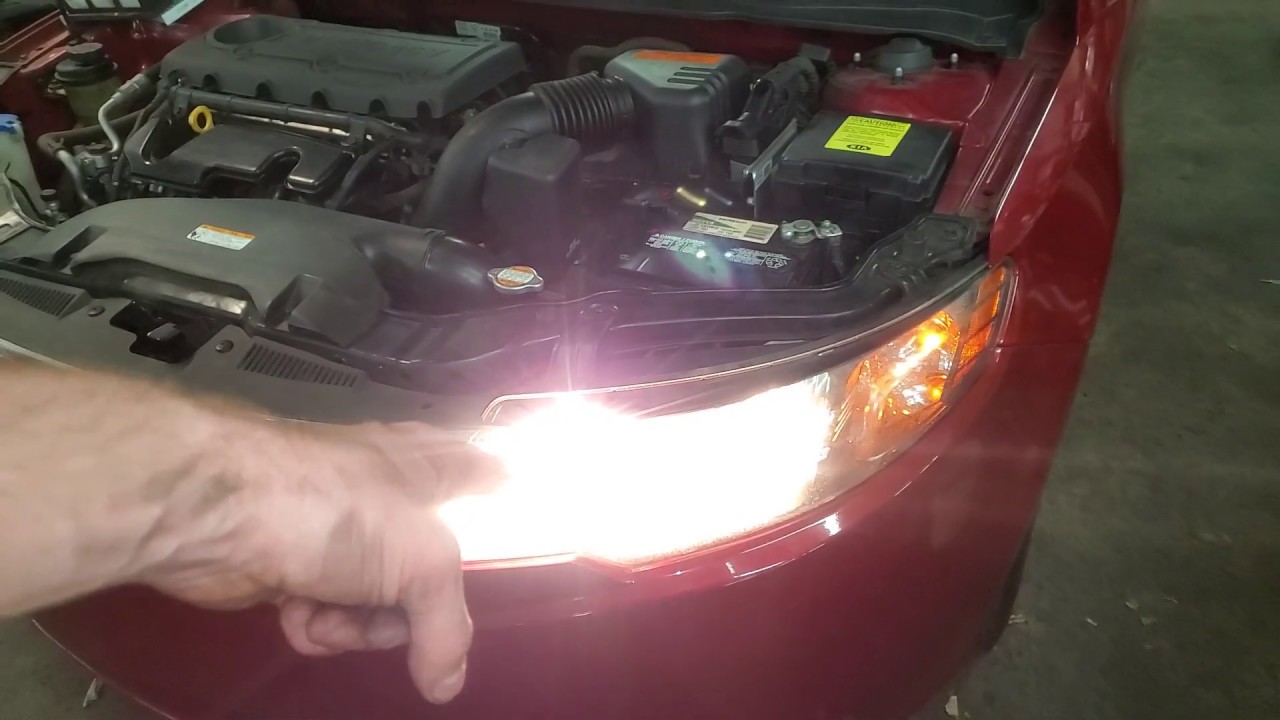 2010 Kia Forte Headlight Bulb Replacement & Relay and Fuse Locations