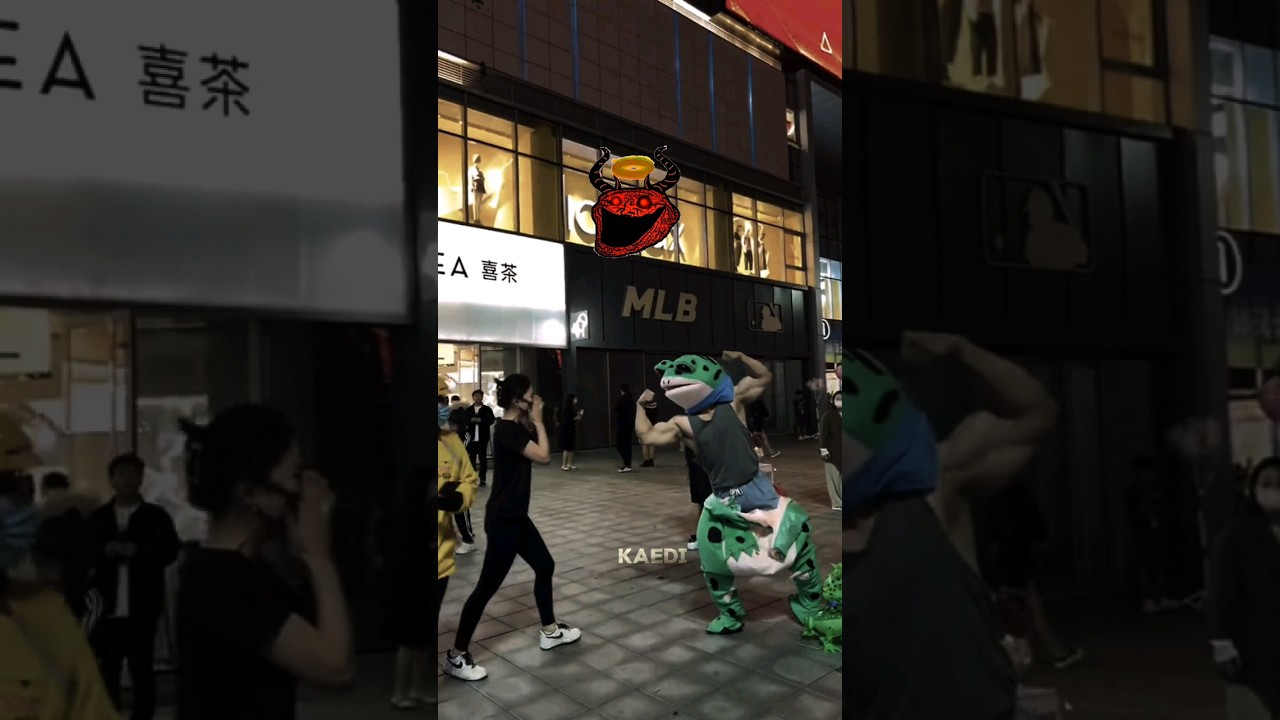 HE HUMILIATED HER😅💪☠️. #trending #edit #shorts #fyp #goviral #frog #street #performance