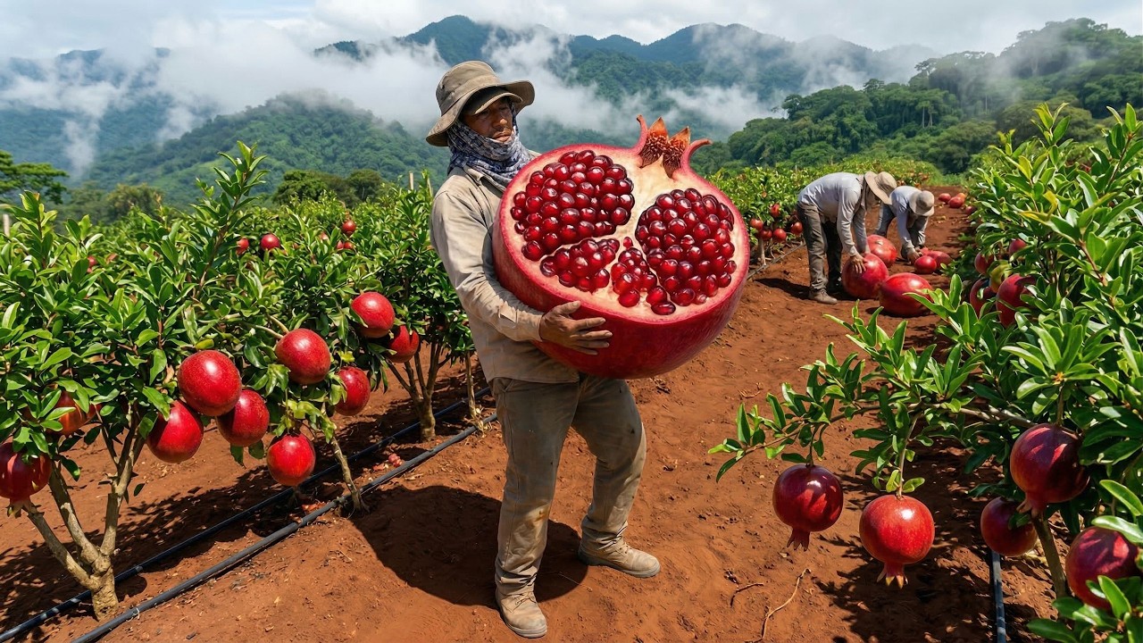 Los panameños han estado cultivando las mejores granadas en las altas montañas | sorprendentemente