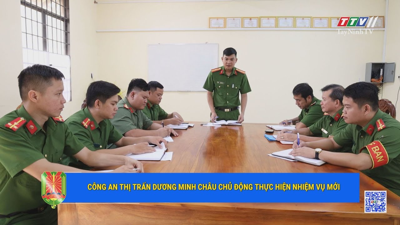 Công an thị trấn Dương Minh Châu chủ động trong thực hiện nhiệm vụ mới | TayNinhTV