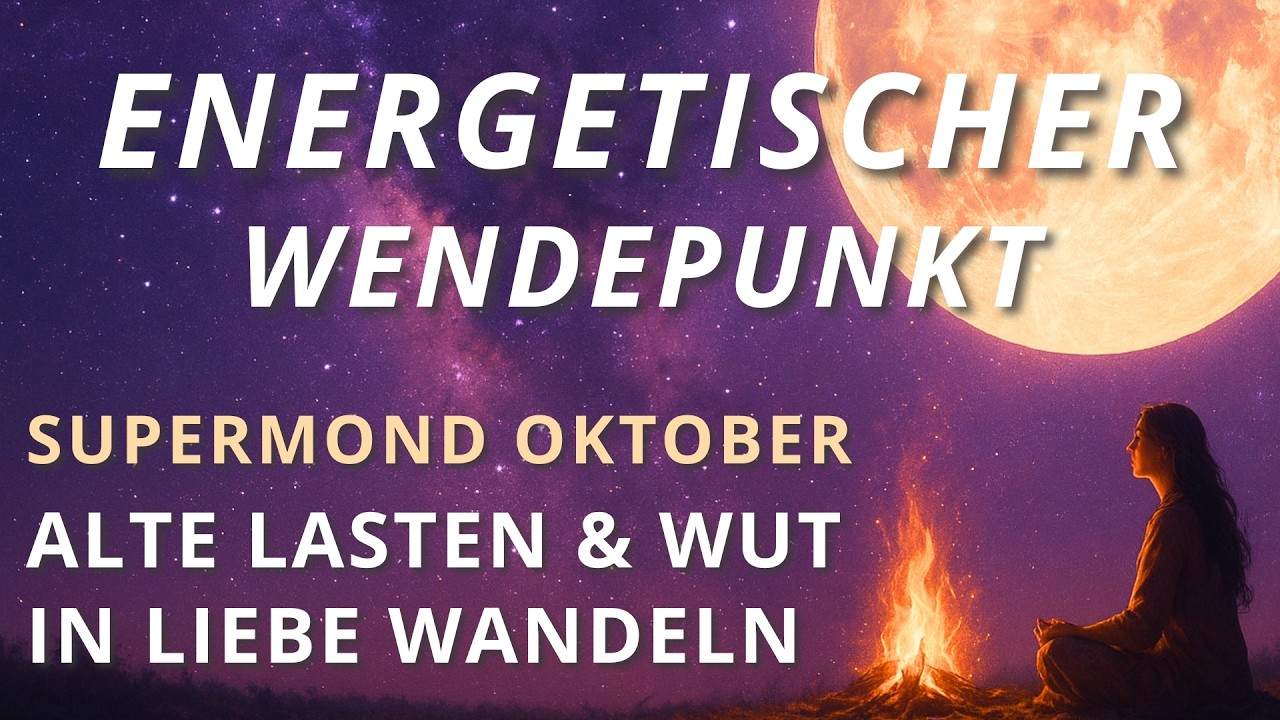 Altes, Wut, &Auml;rger &  Verbitterung loslassen & Ruhe im Herzen finden | Vollmond Oktober Meditation
