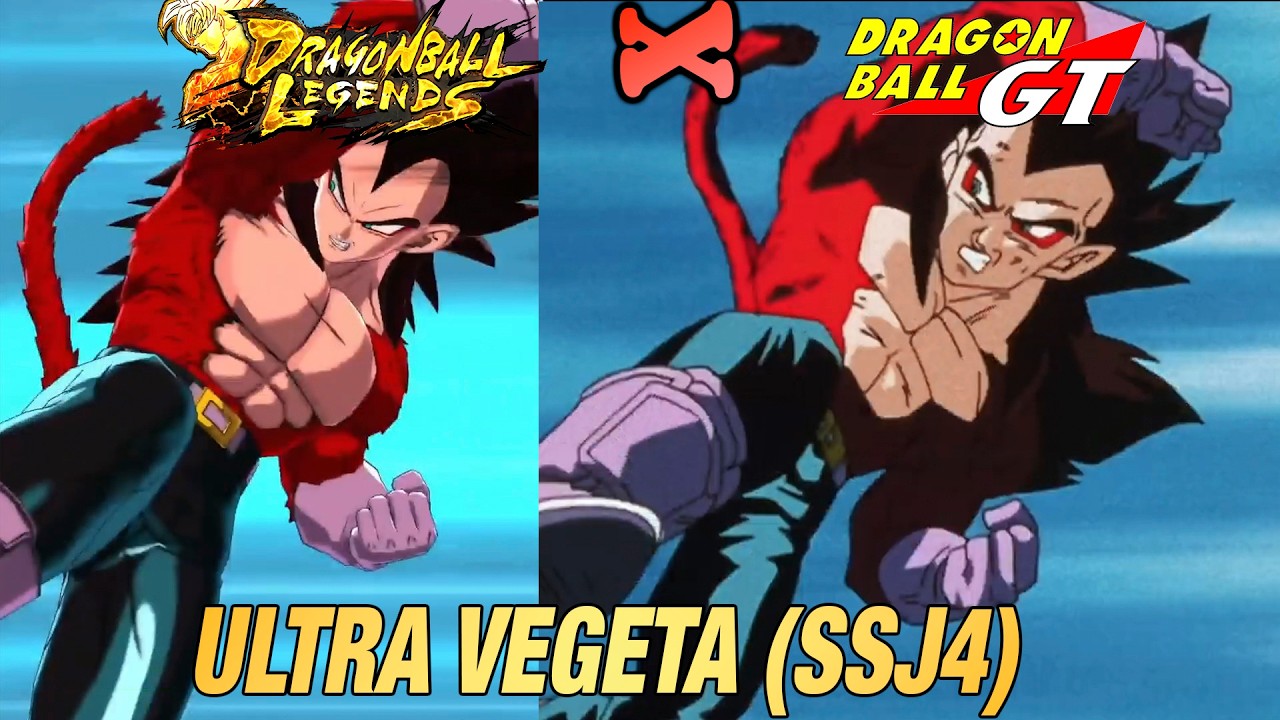 DB Legends NEW Ultra! SSJ4 Vegeta References