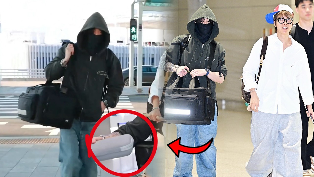 😱 ОГРОМНАЯ сумка Jungkook свела ARMY с ума! 😭 Что он вез в Нью-Йорк? 📸💜