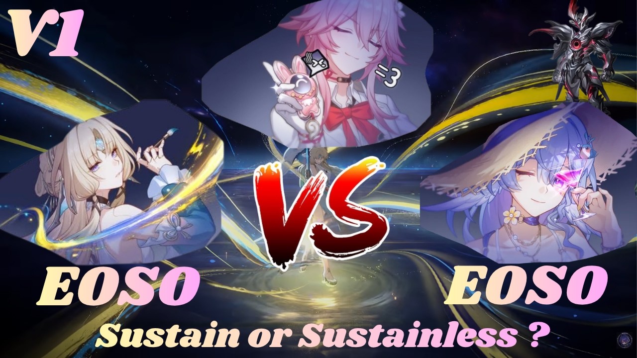 [HSR 4.6 v1] Sustain vs Sustainless Comparison | E0S0 Pearl vs E0S0 Robin Summeretto with Evanescia