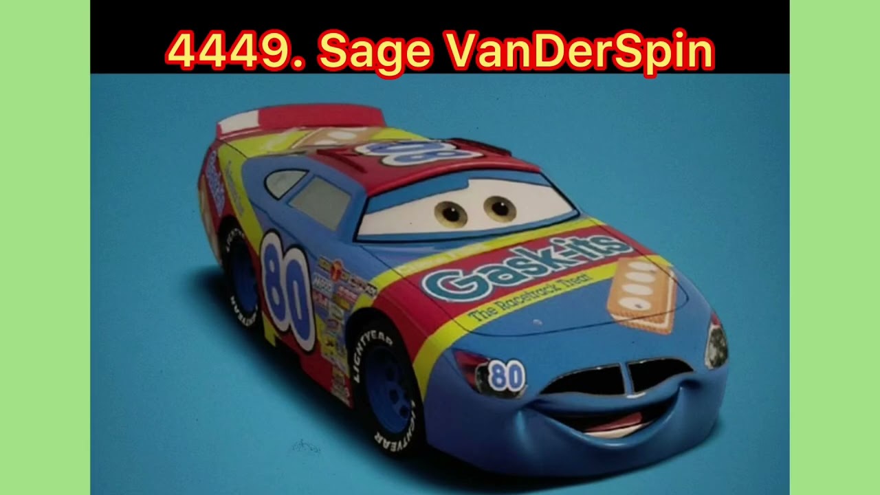 Top 5009 Cars Characters ranked (Part 1)(Without fan made characters)