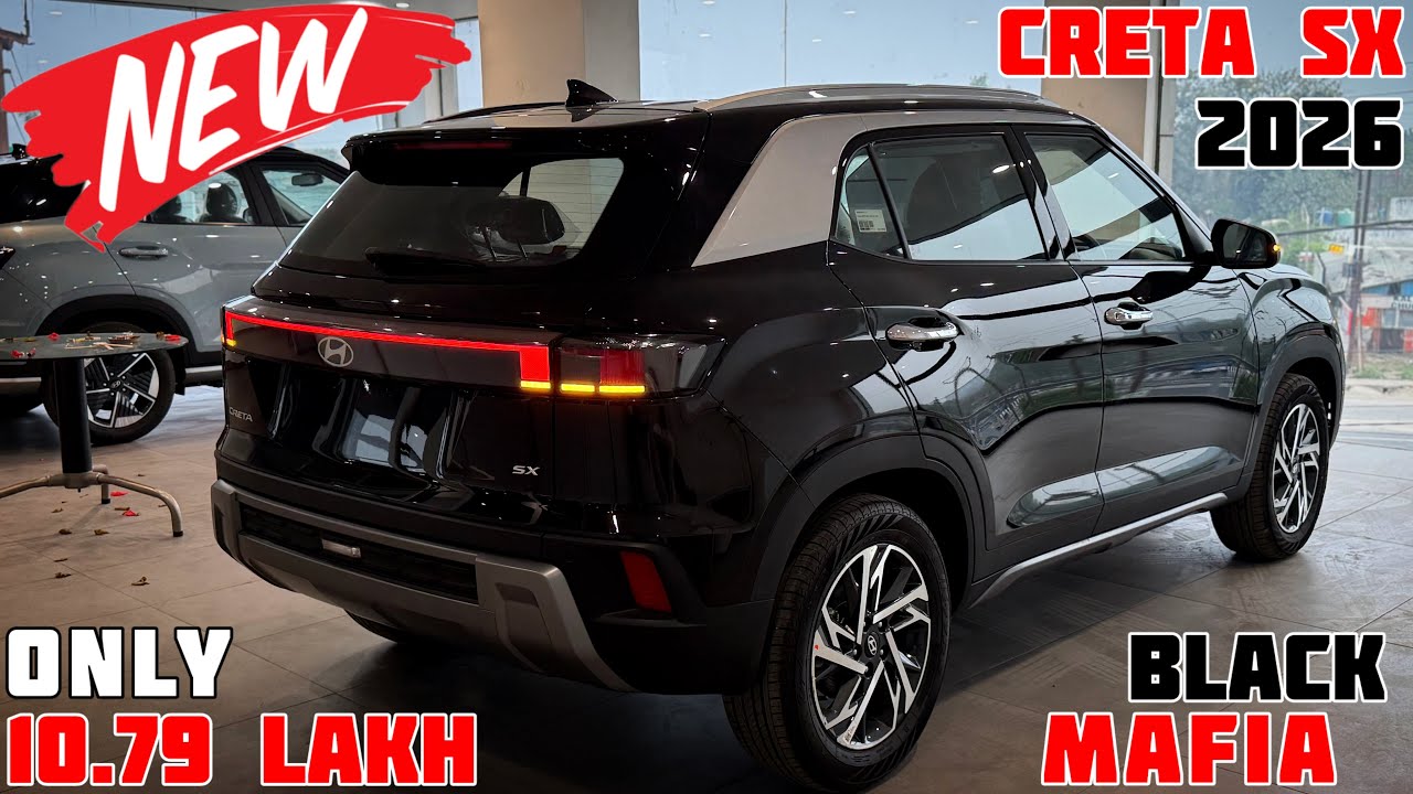 2026 Hyundai Creta Sx Black Colour Review😇Creta Top Model 2026 | Hyundai Creta 2026 | Creta Car