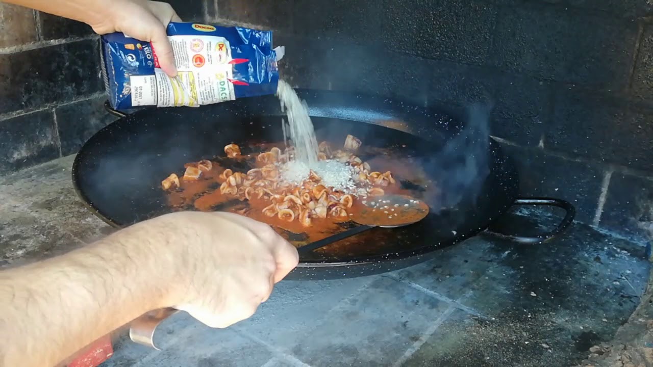 Arròs del senyoret en polp i xipirons