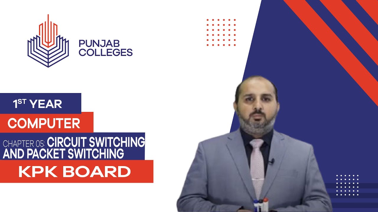 PGC lectures-Inter Part 1-KPK Board-Computer-Chapter 5 - Circuit Switching and Packet Switching