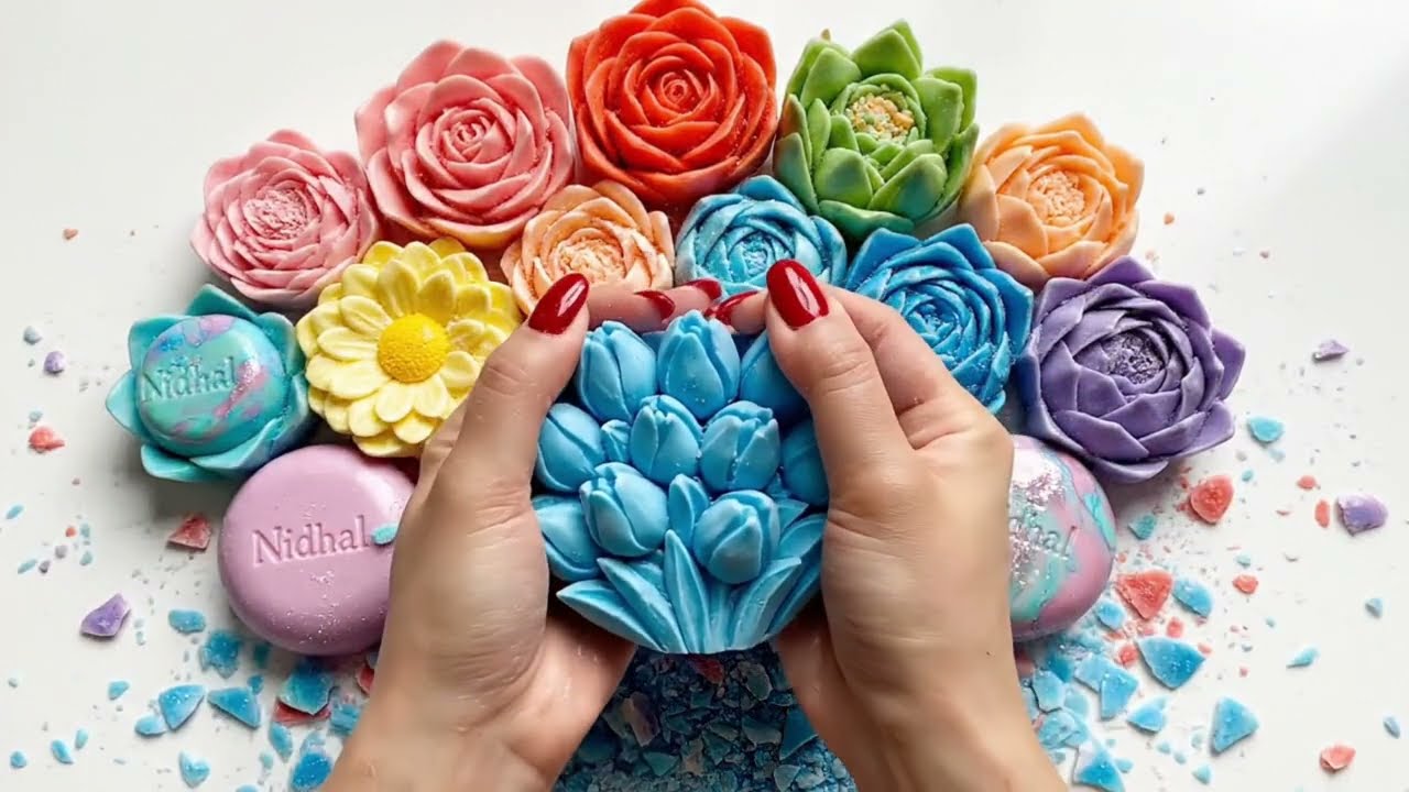 💥 ASMR Soap Crushing  Super Satisfying Crunchy Sounds for Relaxation #soapcrushing #aiasmr 