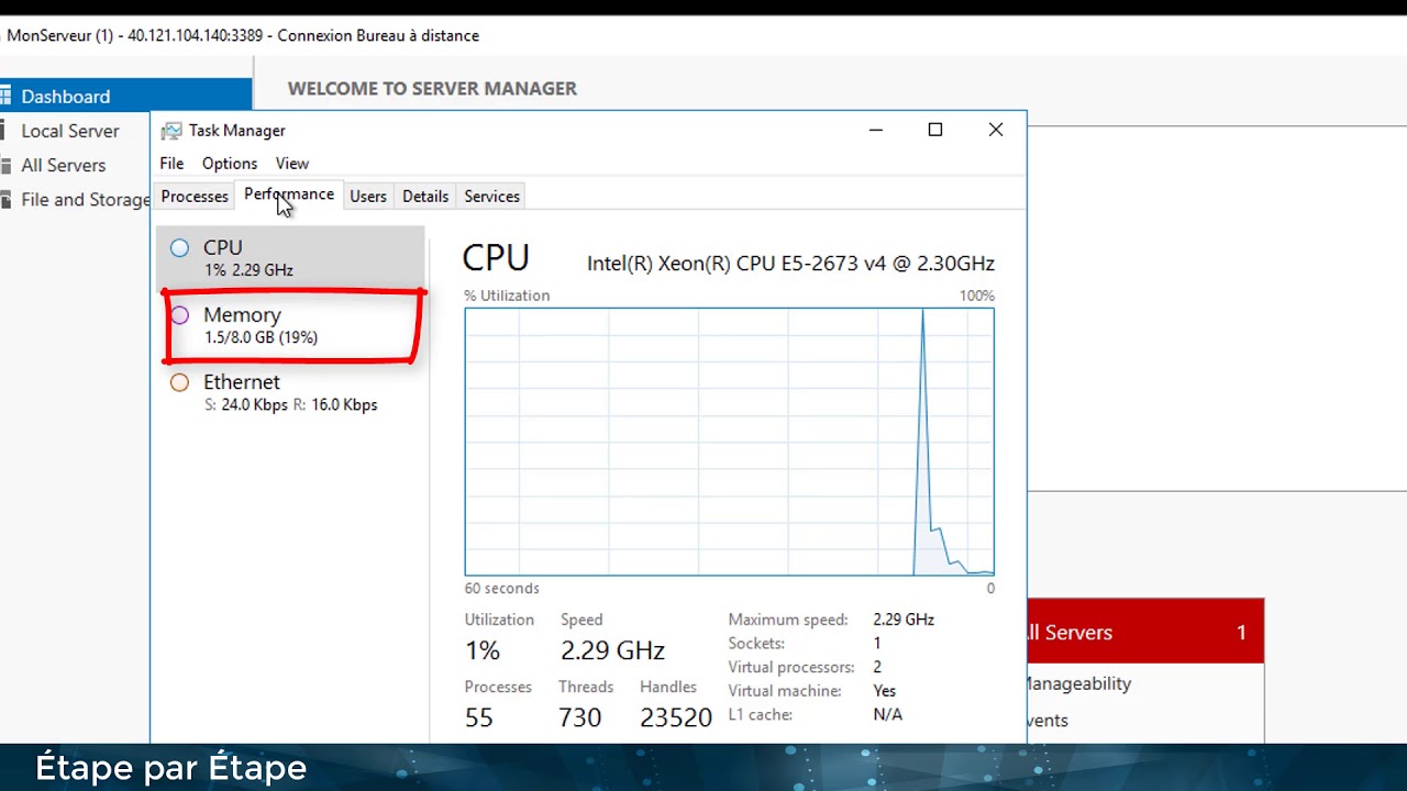 Azure - redimensionné une VM