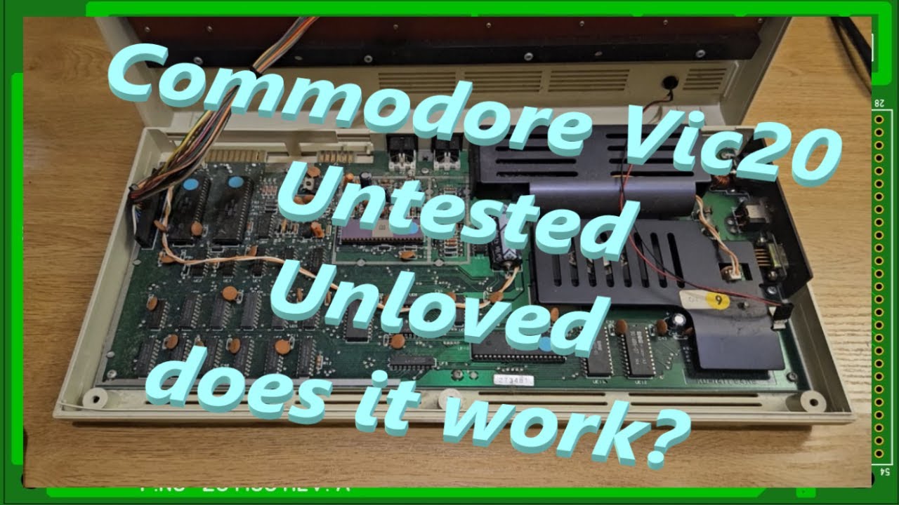 Непроверенный звукосниматель Commodore Vic20, работает ли он?