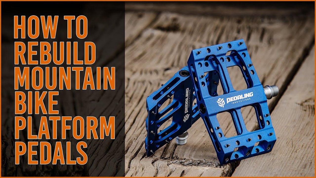HOW TO REBUILD A MOUNTAIN BIKE PLATFORM PEDAL  |  USING A CATALYST PEDAL FROM PEDALING INNOVATIONS