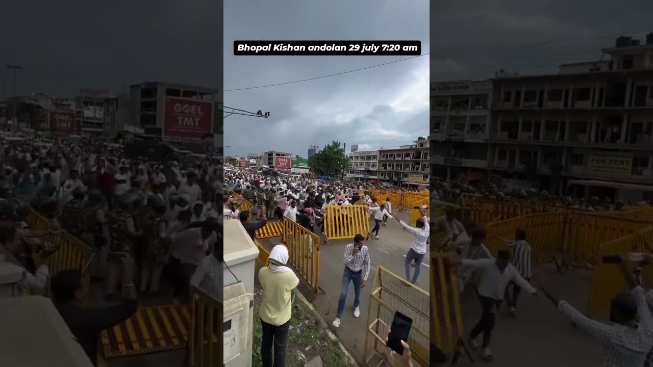 Bhopal Kisan protest 29 july 2026 #kisanandolan #kisanprotest #bhopal #bhopalnews #protest