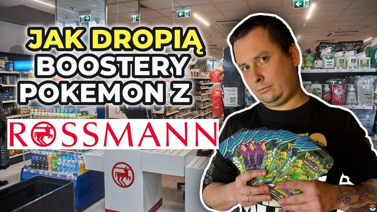 Otwieram 15 boosterów Pokemon z ROSSMANN z setu Twilight Masquerade, żeby sprawdzić czy dają dropy 🔥