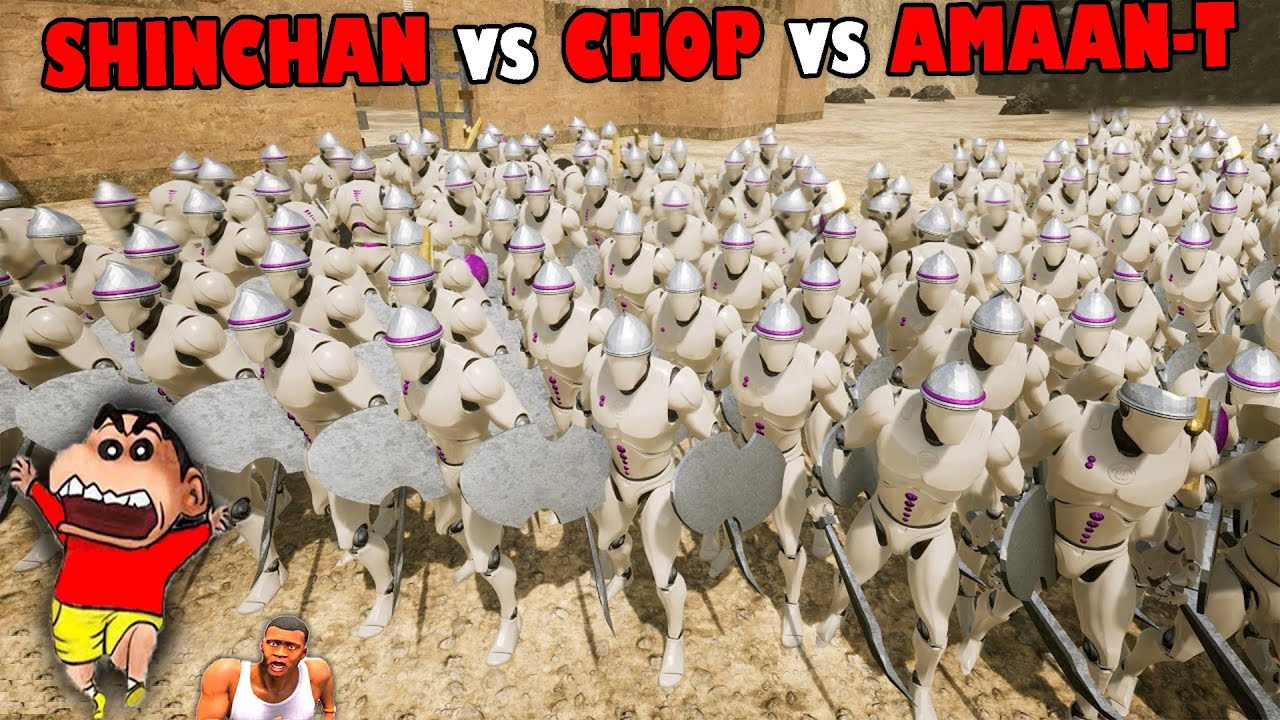 10,000 SPARTANS BATTLE Between SHINCHAN vs CHOP vs AMAAN-T in FORMATA