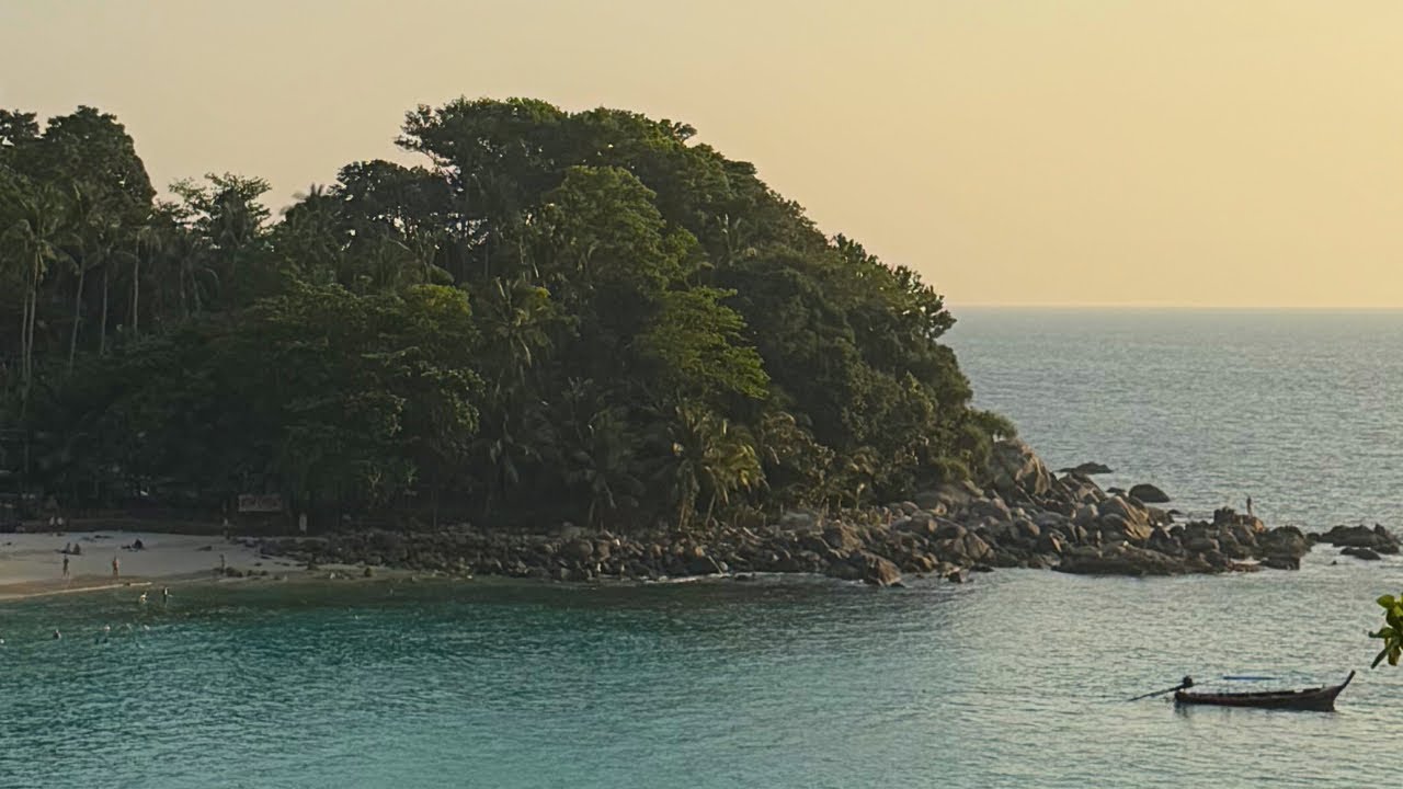 Tropical Escape At Sunset | Peaceful Beach Ambience For A Calm Mind | Freedom Beach Thailand 