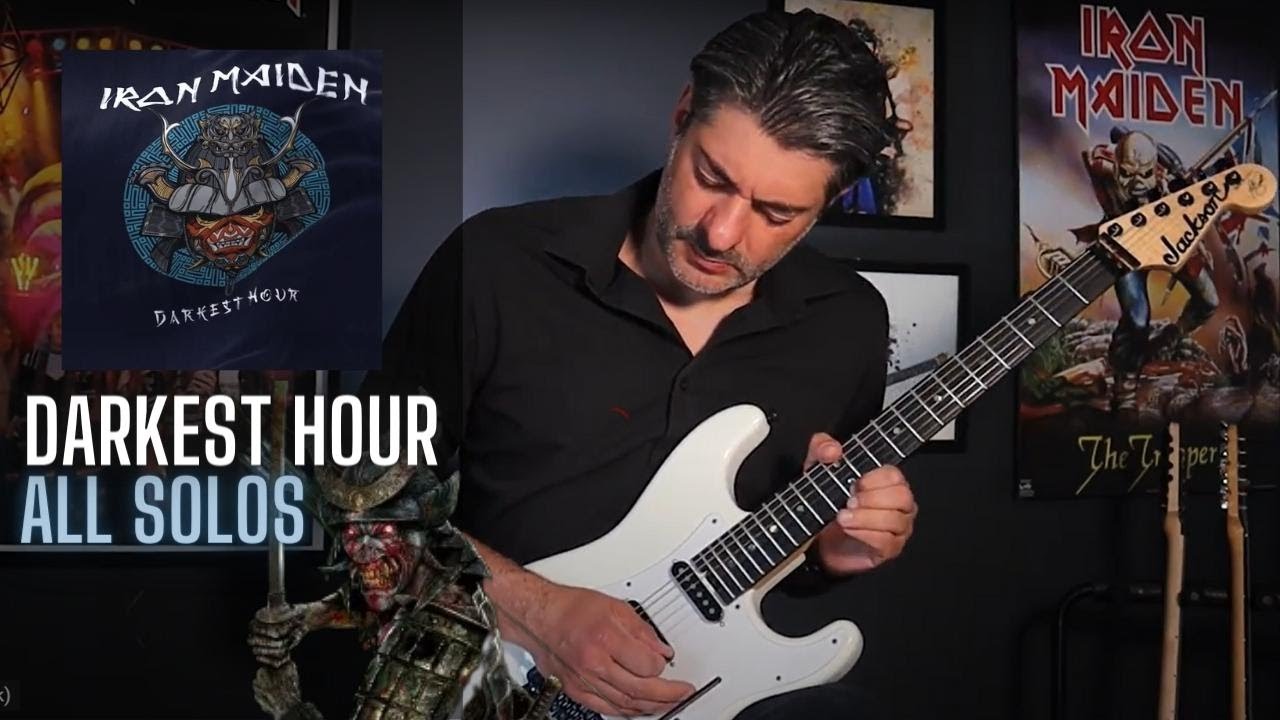 Iron Maiden - Darkest Hour: Adrian and Dave's Solos AND Janick's Outro Licks
