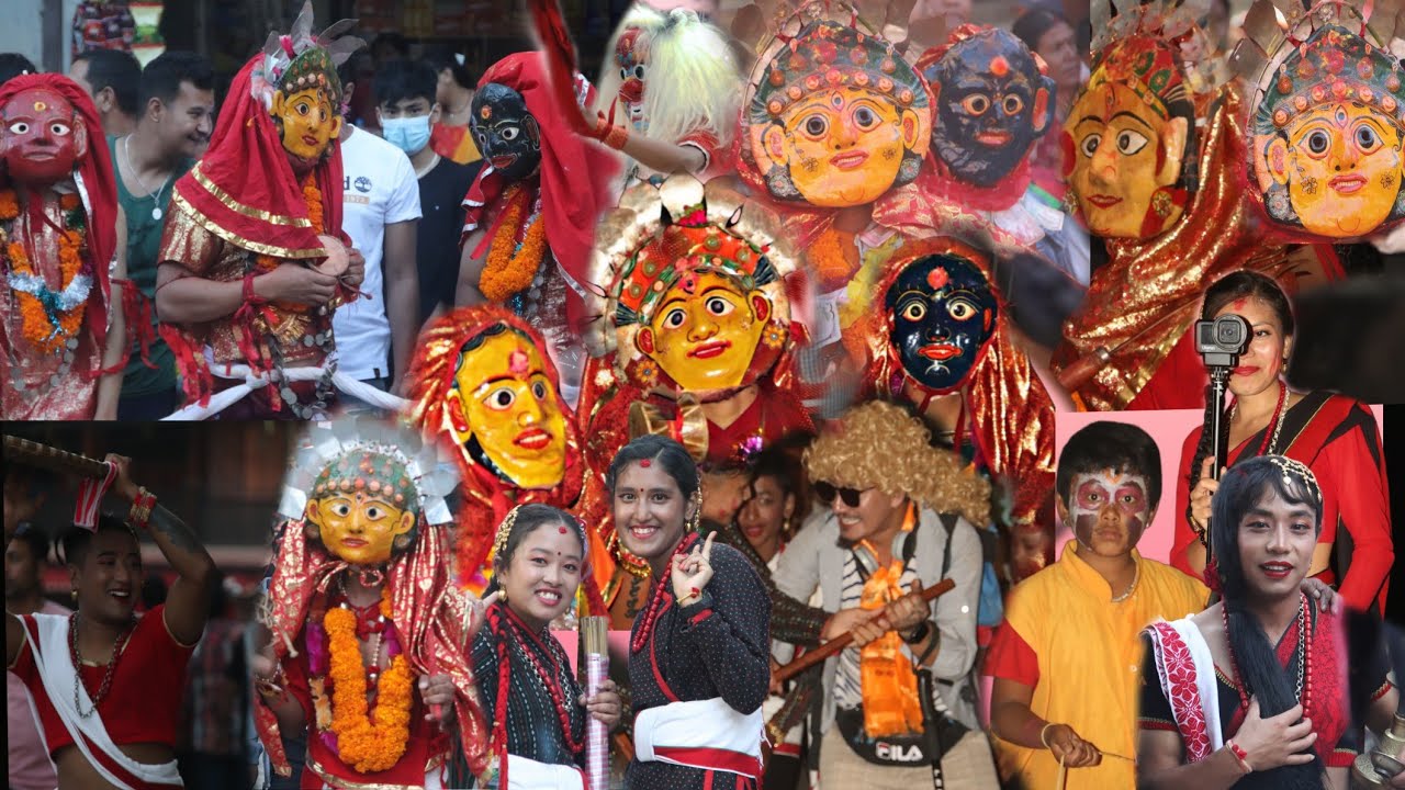 Basundhara/buradya last days of gaijatra #pharping #jatra