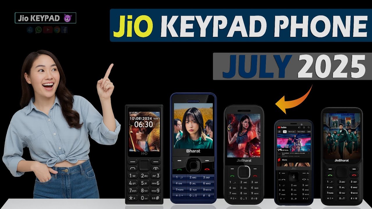 Top 5 Best Jio Keypad Phone 2025⚡⚡JULY 2025📱🔥☠️