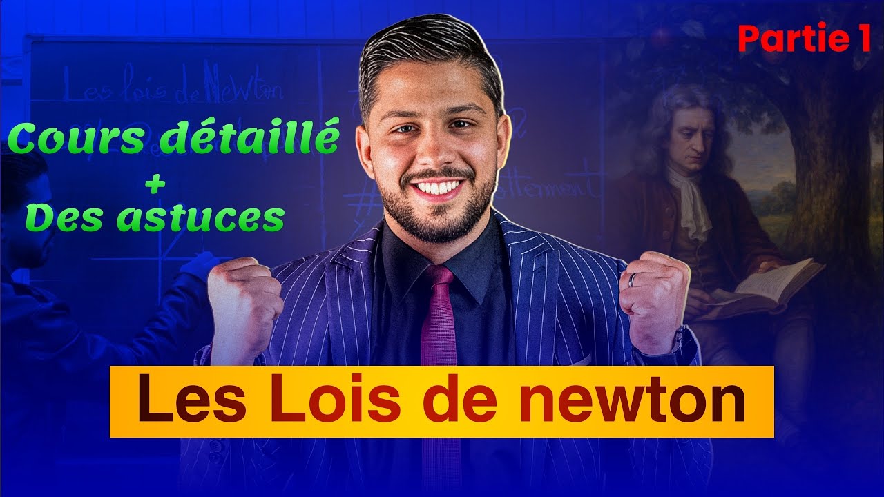 MÉCANIQUE : les lois de newton Cours détaillé + des astuces 🔥✅ ( partie 1 ) 