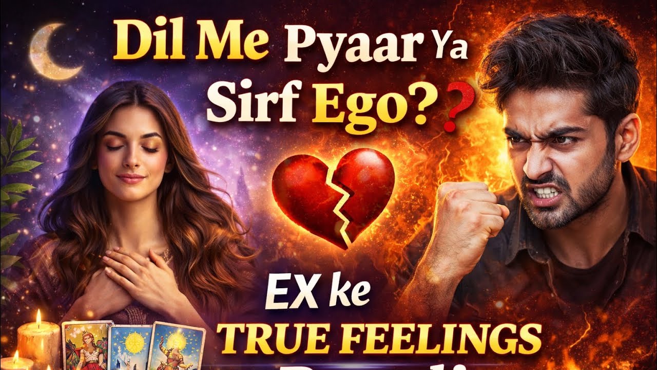 Dil Me Pyaar Ya Sirf Ego? EX ke TRUE FEELINGS Reveal! No contact breakup tarot