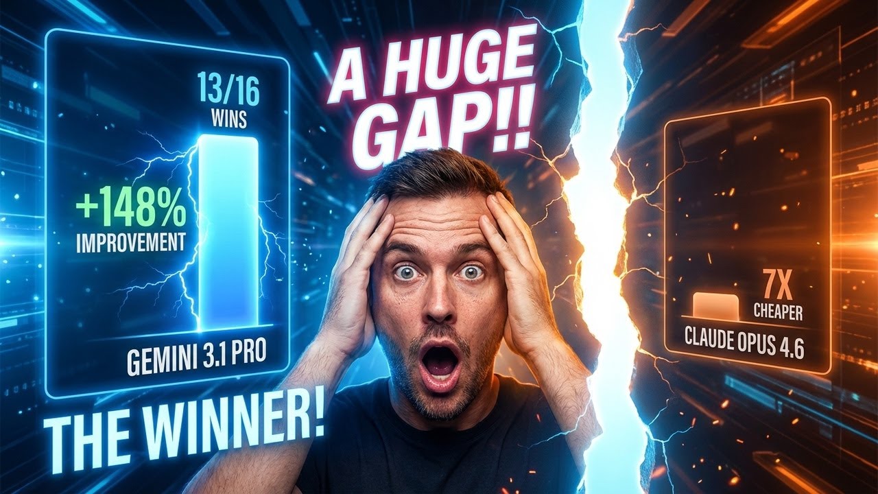 Gemini 3.1 Pro vs Claude Opus 4.6 - A Huge Gap!!