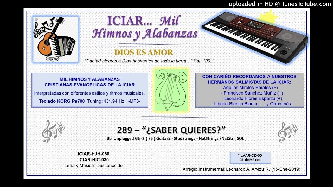 289 - &iquest;SABER QUIERES?