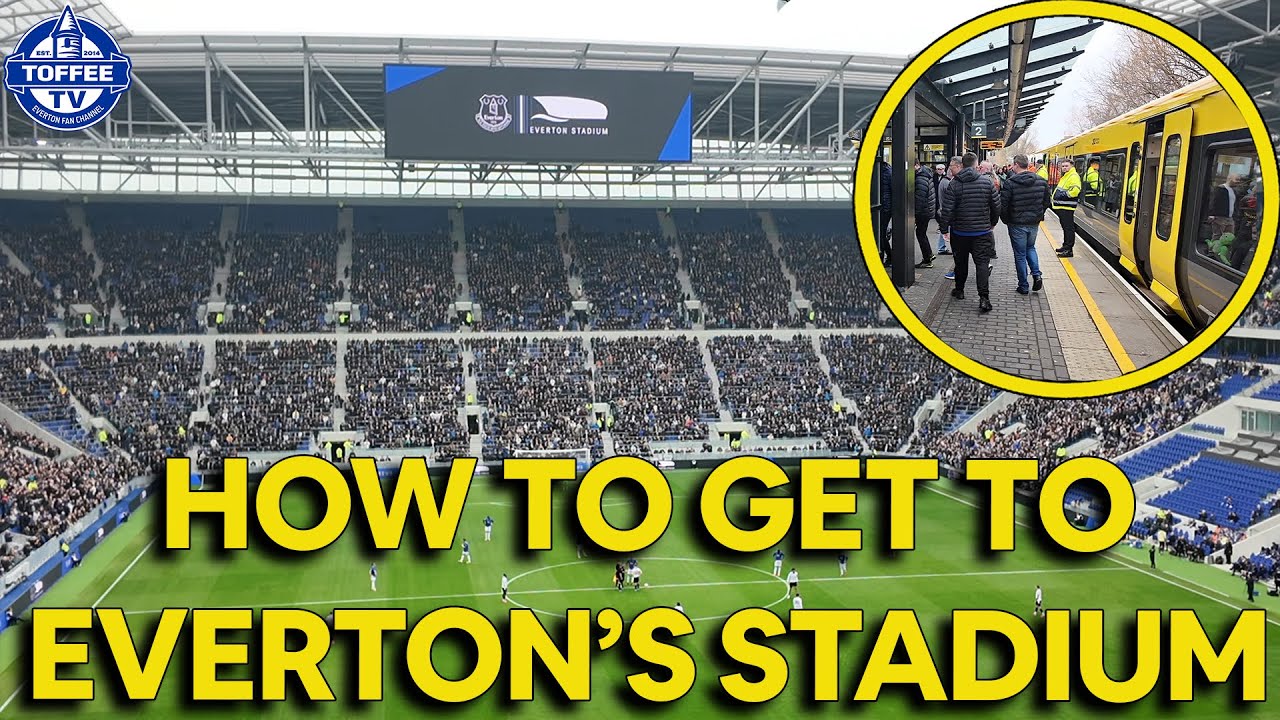 How To Get To EVERTON'S New Stadium | Lime Street/Central Station To Hill Dickinson Stadium By Train