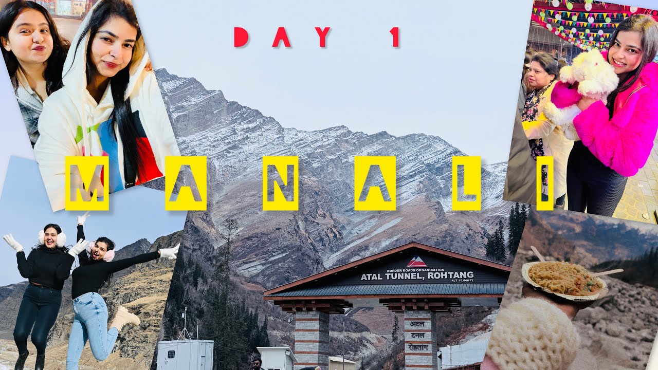 Manali in Winters with My Best Friend🥳💫| Day 1 Vlog| Hum kho gaye 🥹😝😂// Shruti Vatsal 