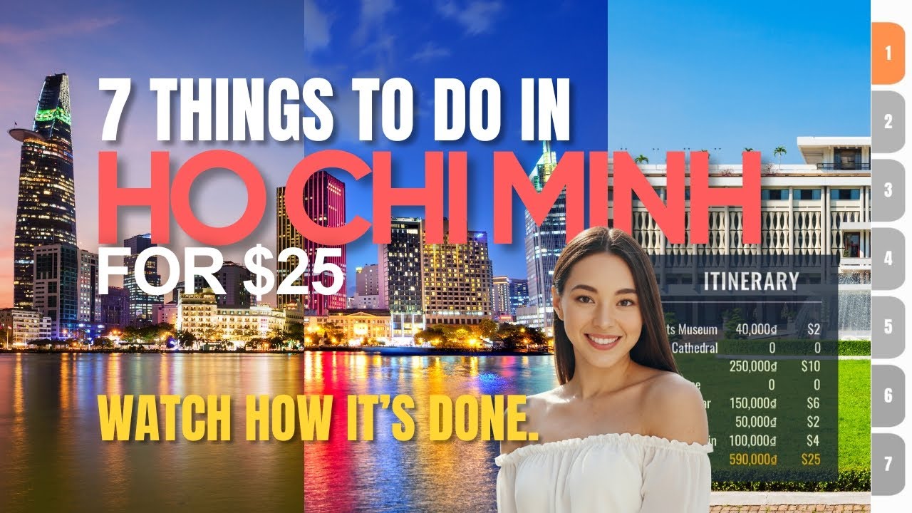 TOP 7 THINGS TO DO IN HO CHI MINH VIETNAM ON A BUDGET | Best Places to Visit & Travel Guide