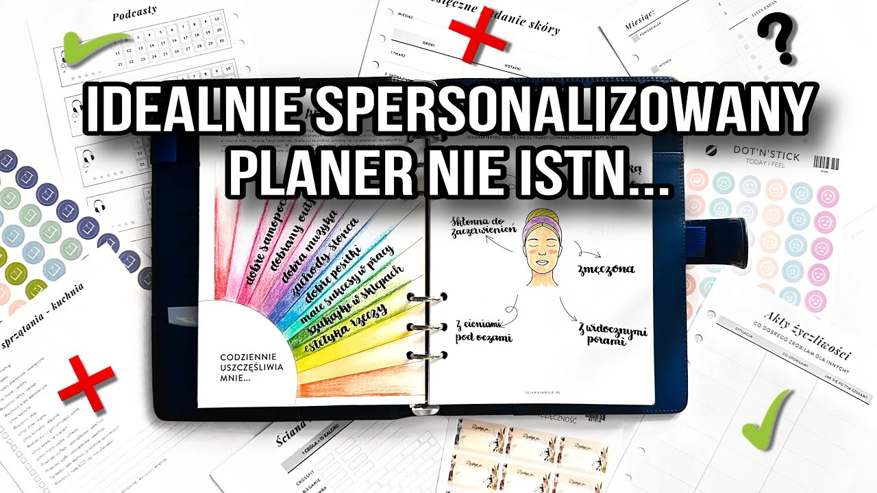 TWORZĘ SW&Oacute;J IDEALNY PLANER STRONA PO STRONIE - ty też możesz! #planwithme