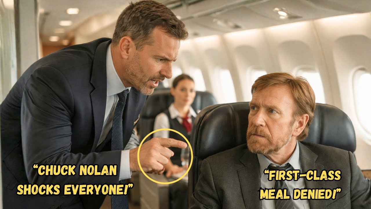 “They Refused Chuck Norris a First-Class Meal — What He Did After Landing Shocked Everyone!”